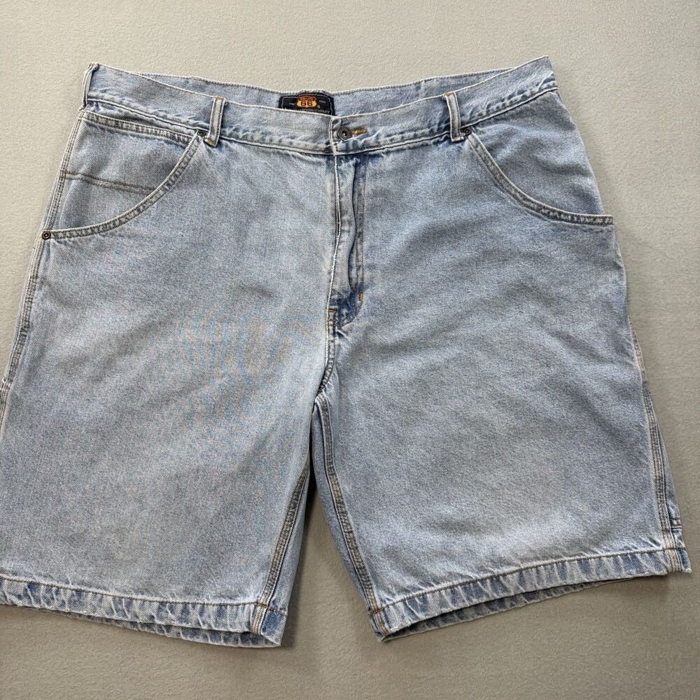 Route 66 Men's Denim Carpenter Shorts Size 40 Light Wash Vintage Y2K